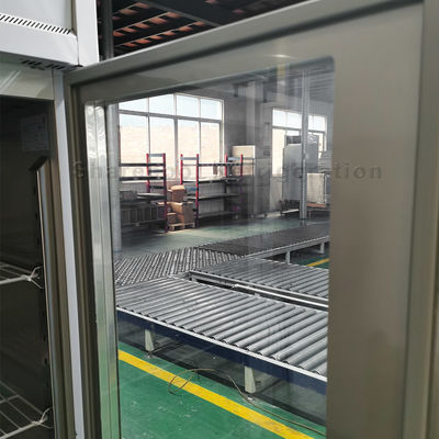 110V 60Hz Low E Glass Door Upright Chiller Digital Temperature Controller