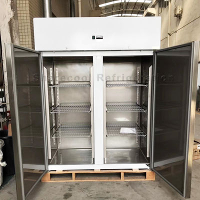 Sharecool AISI304 Stainless Steel Commercial Refrigerator Double Door Upright Chiller